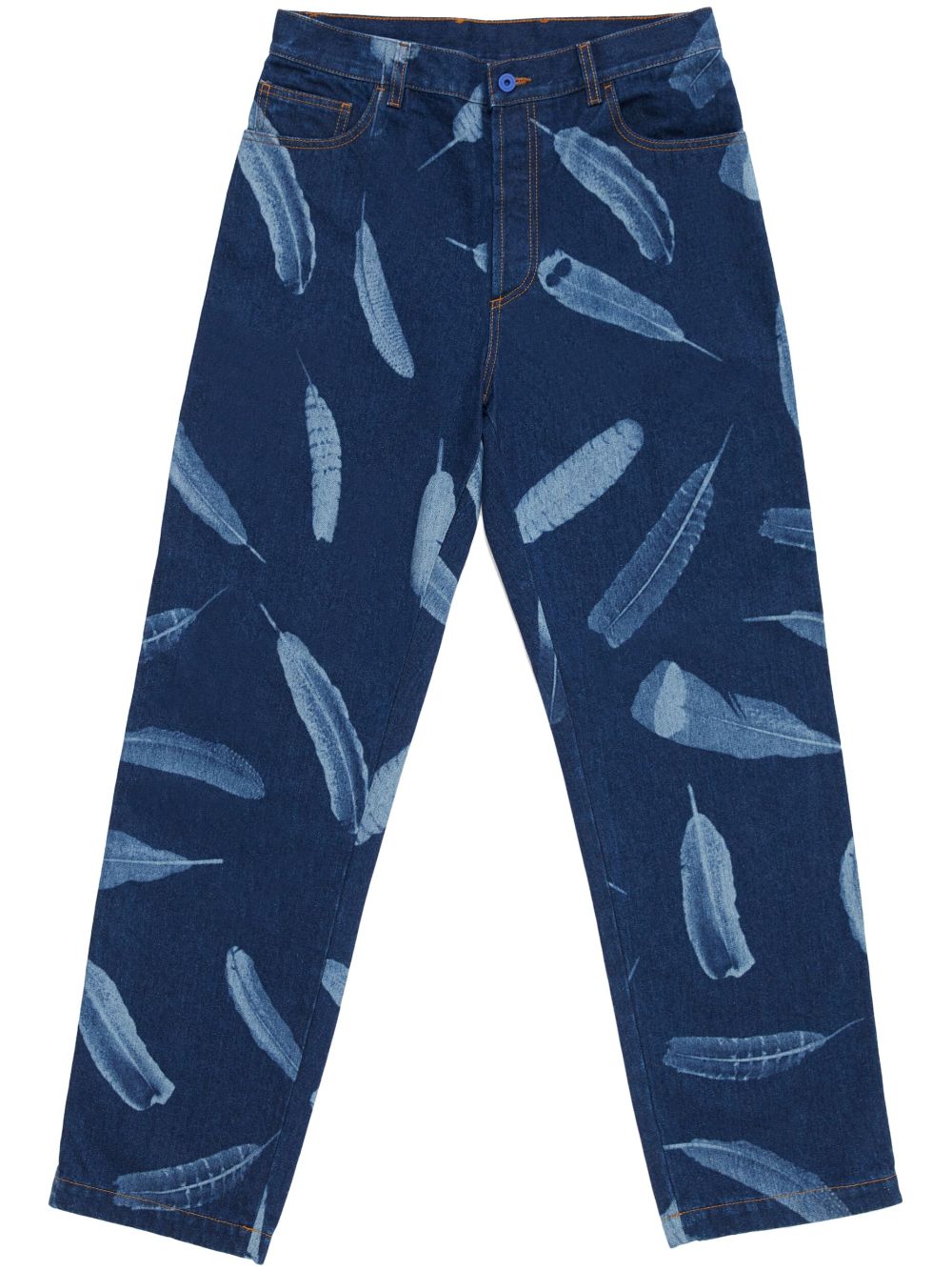 Feathers straight-leg jeans