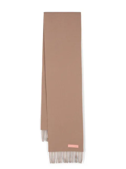 Acne Studios fringed wool scarf