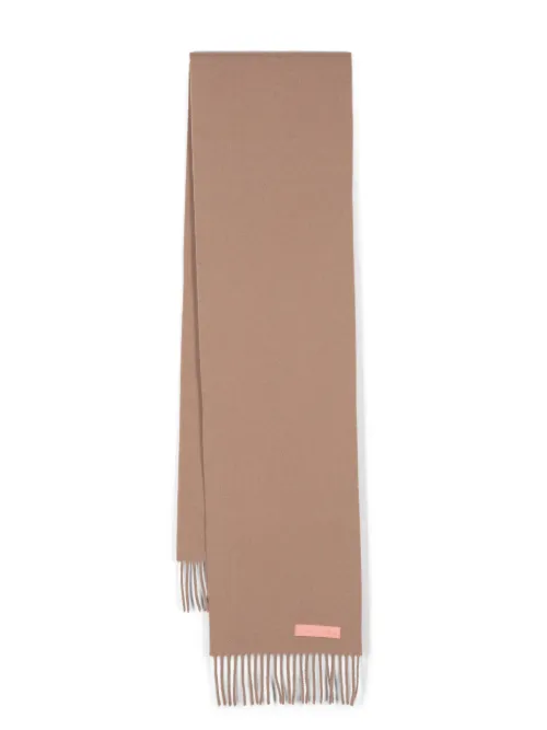 Écharpe en laine à franges - Acne Studios - Modalova