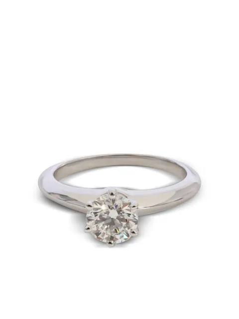 Tiffany & Co. Pre-Owned bague à détail de diamants