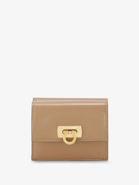 Ferragamo Gancini-buckle leather wallet 