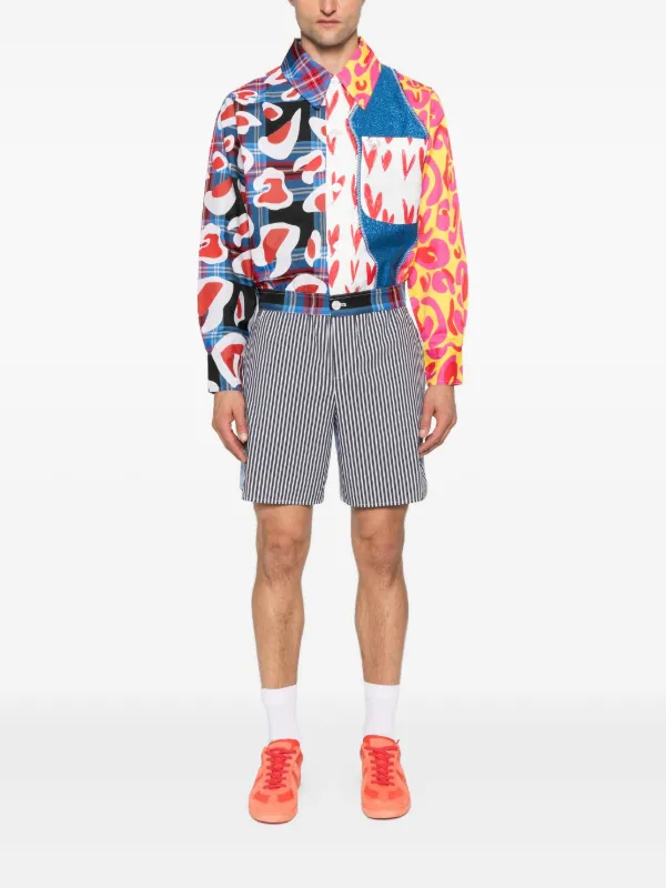 Charles Jeffrey Loverboy 総柄 デニムジャケット CHARLES JEFFREY LOVERBOY - 【残り一点】Silky Oversized Denim