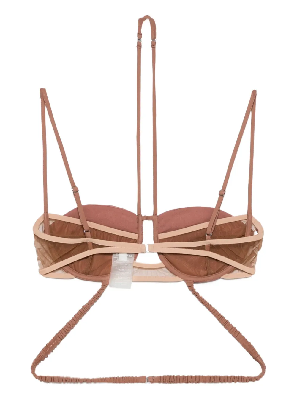 Nensi Dojaka draped bikini top | Bikinis | Image 2