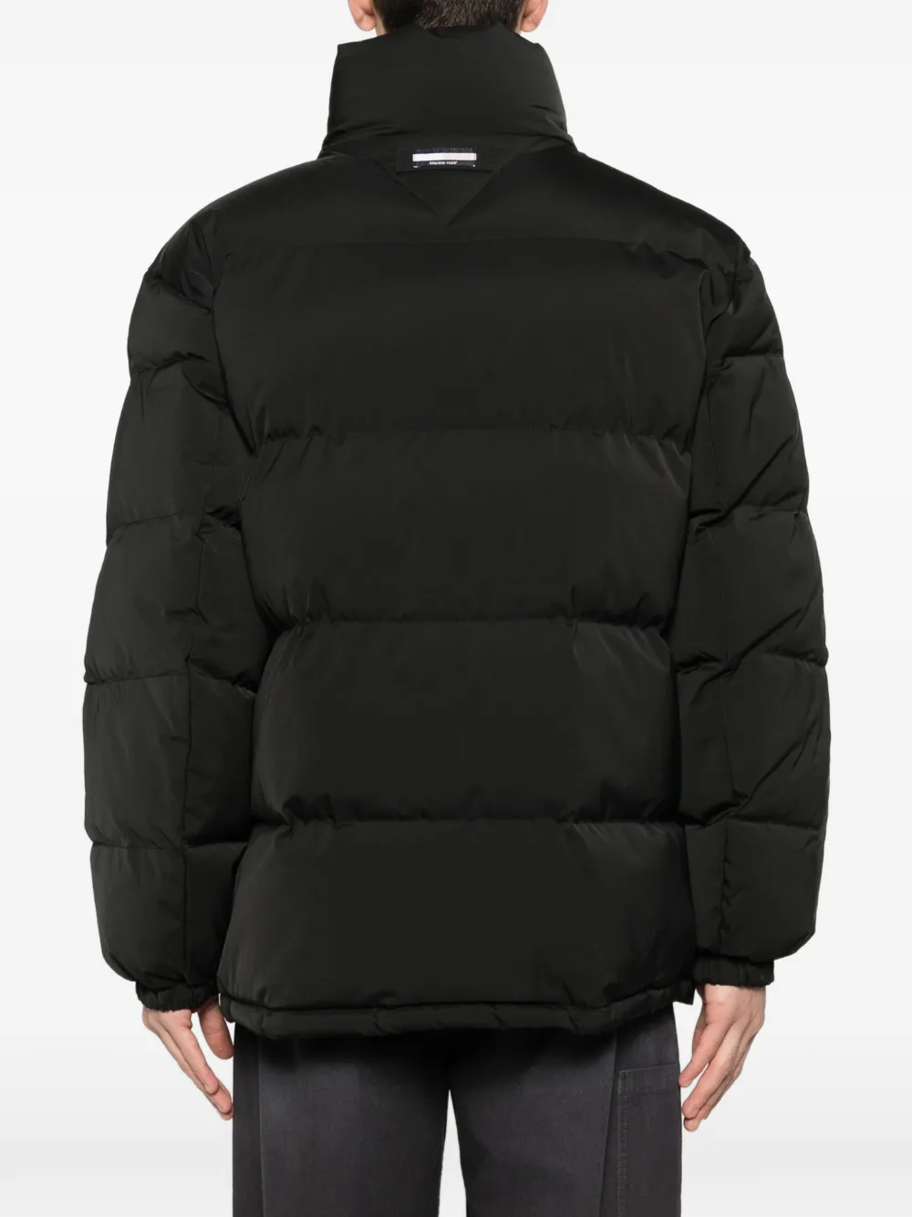logo puffer coat