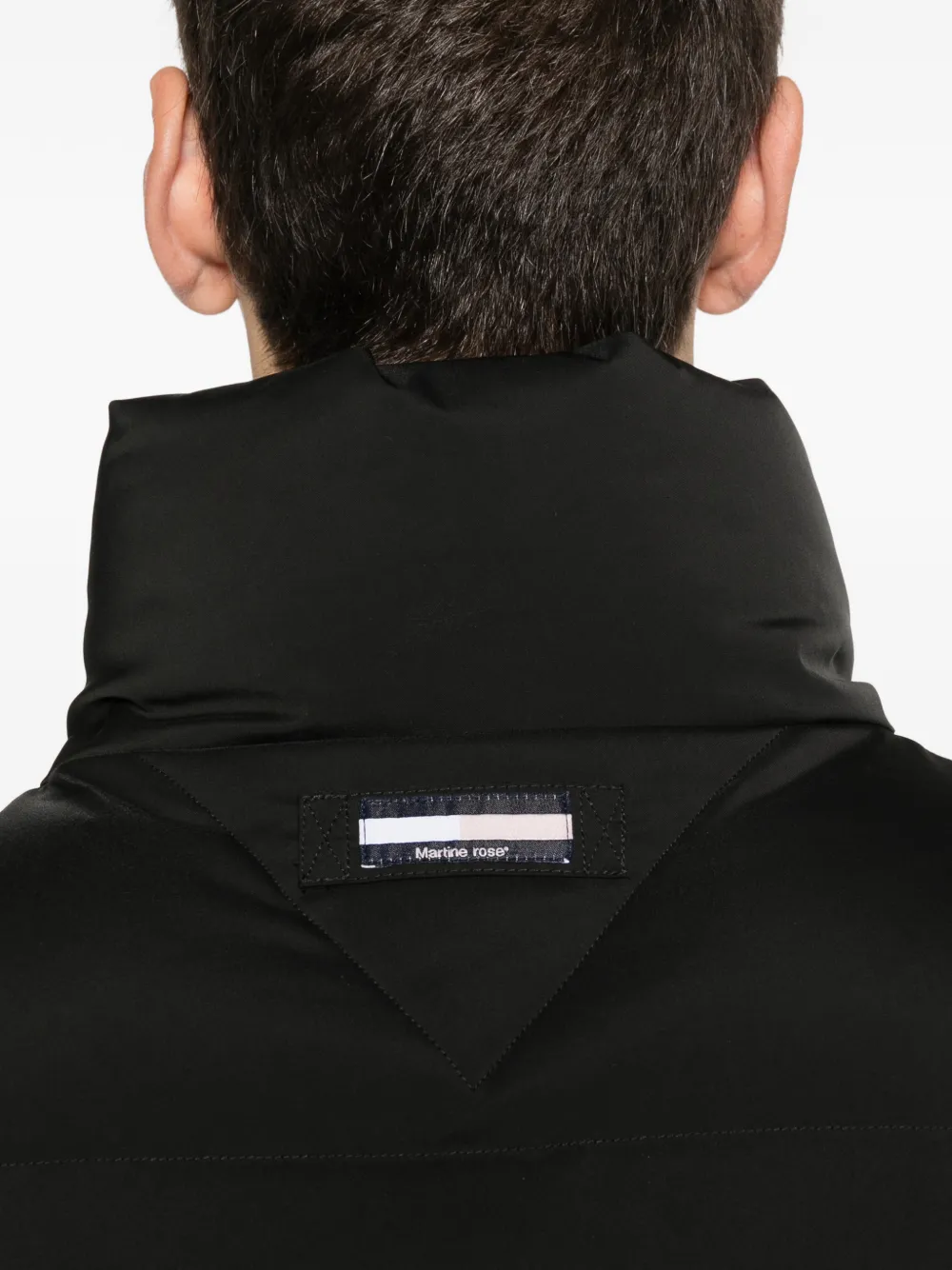 logo puffer coat
