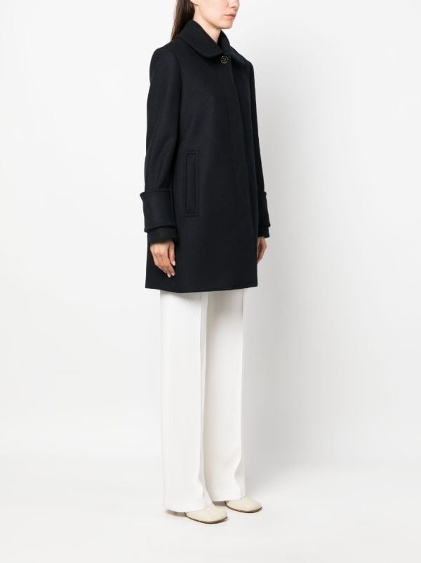 Claudie Pierlot wool blend Trench Coat Farfetch