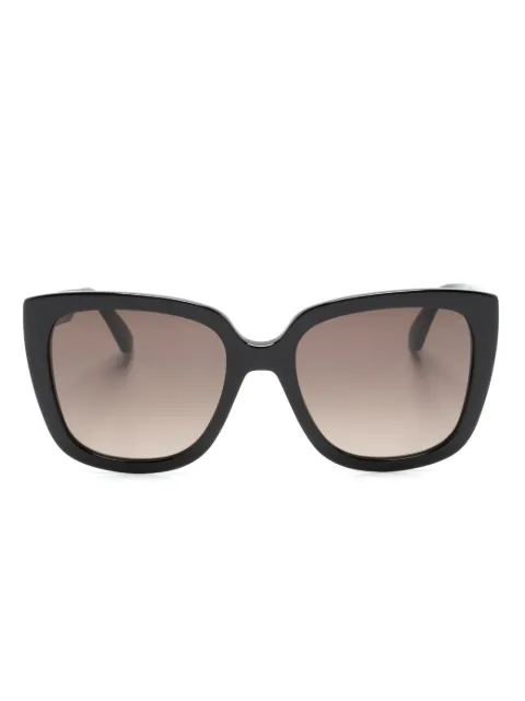 Moschino Eyewear logo-lettering cat-eye frame sunglasses