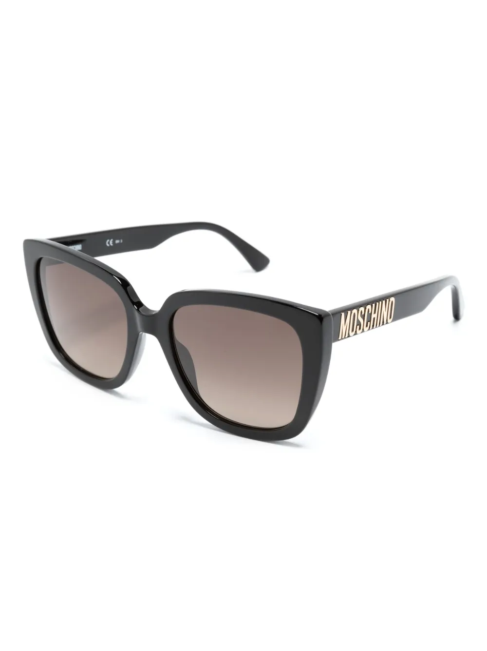 Moschino Eyewear Bril met logo - Zwart