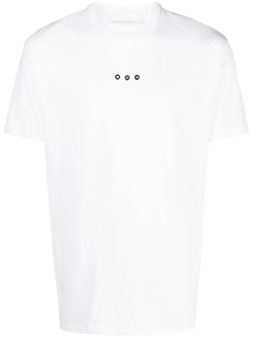 Neil Barrett アイレットディテール Tシャツ | ホワイト | Image 1