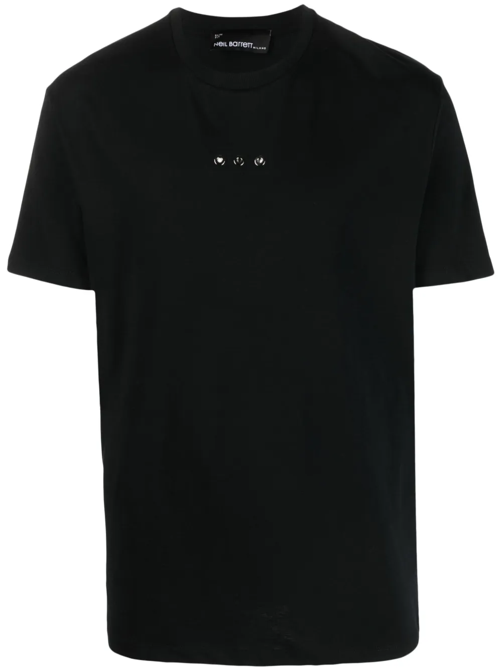 Neil Barrett playera con detalle de ojales | negro | Image 1