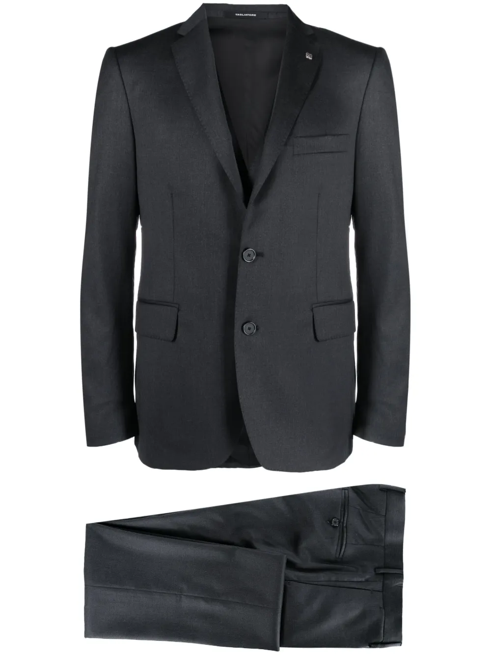Tagliatore Single Breasted Suit In Grey