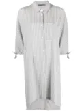 Transit check-pattern half-sleeve shirt - White