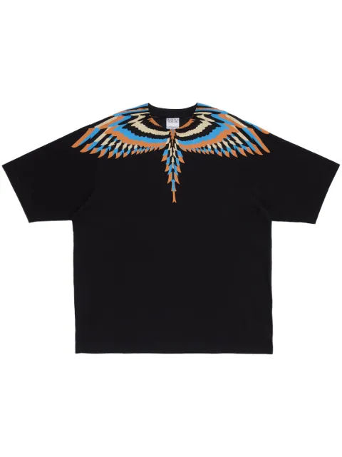COUNTY OF MILAN Optical Wings-print cotton T-shirt
