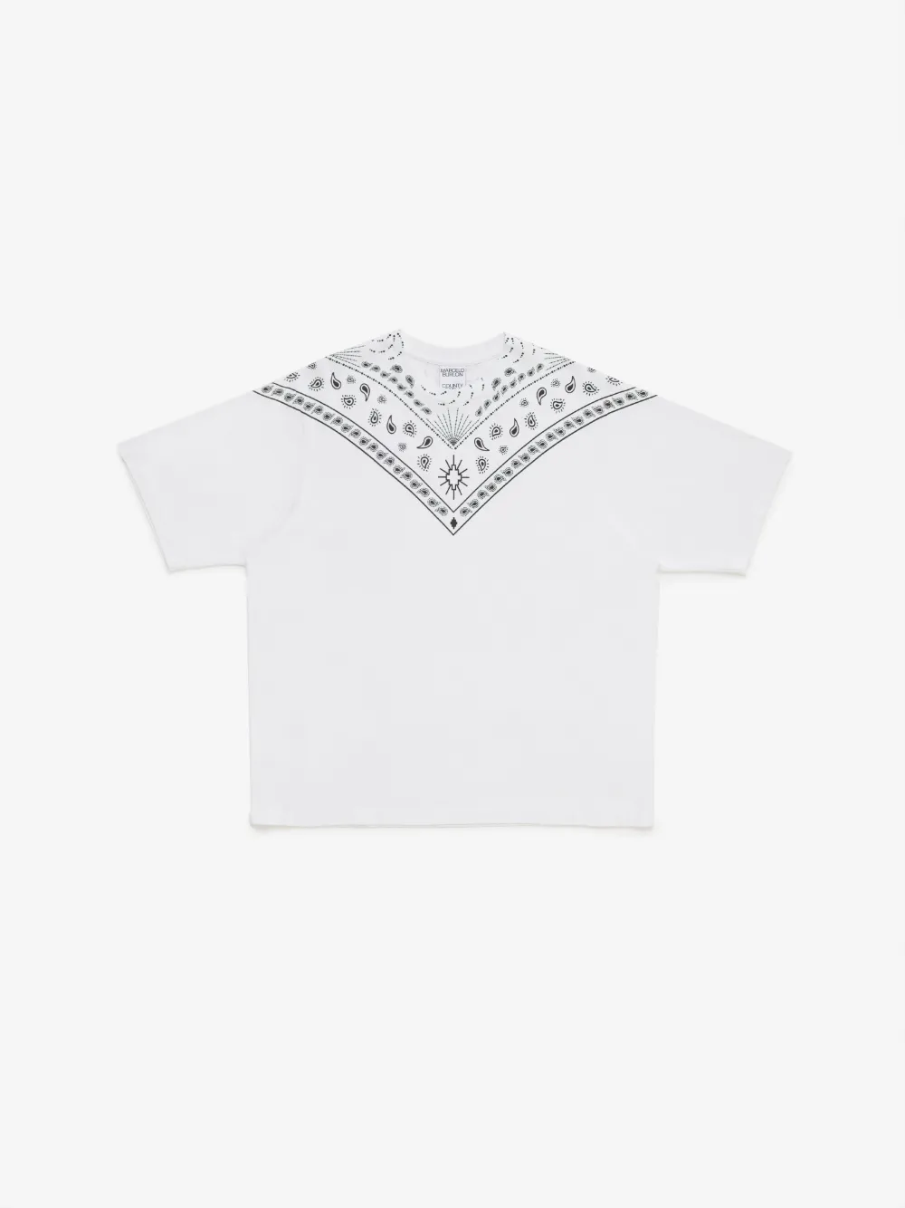 MARCELO BURLON ホワイトタイガープリント クルーネック