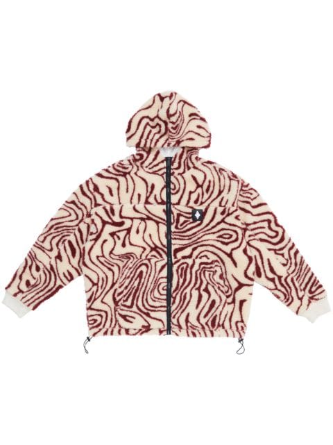 Marcelo Burlon County of Milan printed fleece jacket