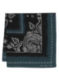 Acne Studios paisley-print wool scarf - Blue