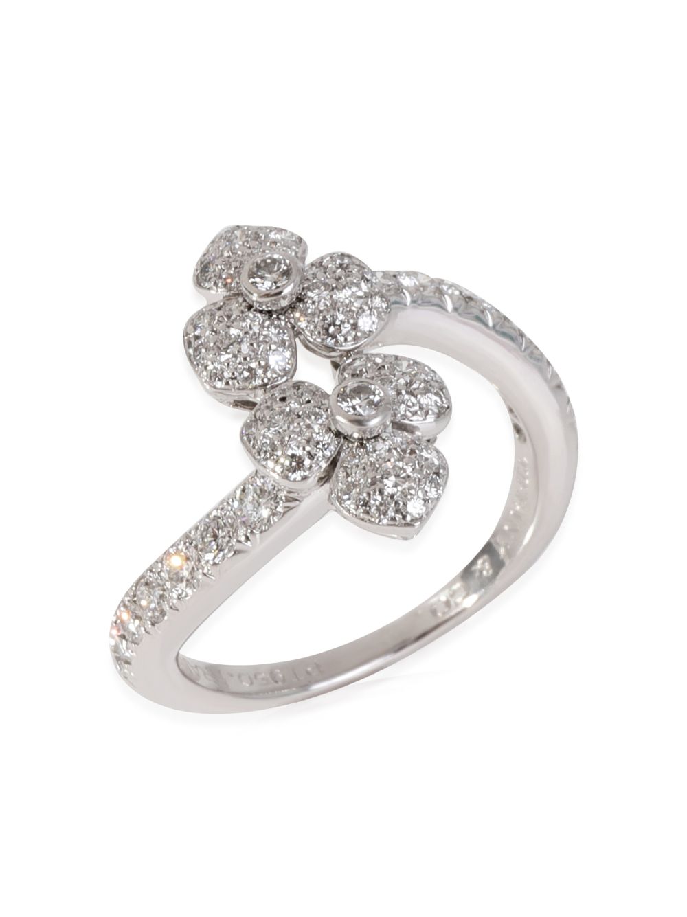 Tiffany & Co. Pre-Owned Platinum Petal Diamond Ring - Farfetch