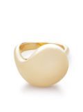 Monica Vinader Nura gold-vermeil ring