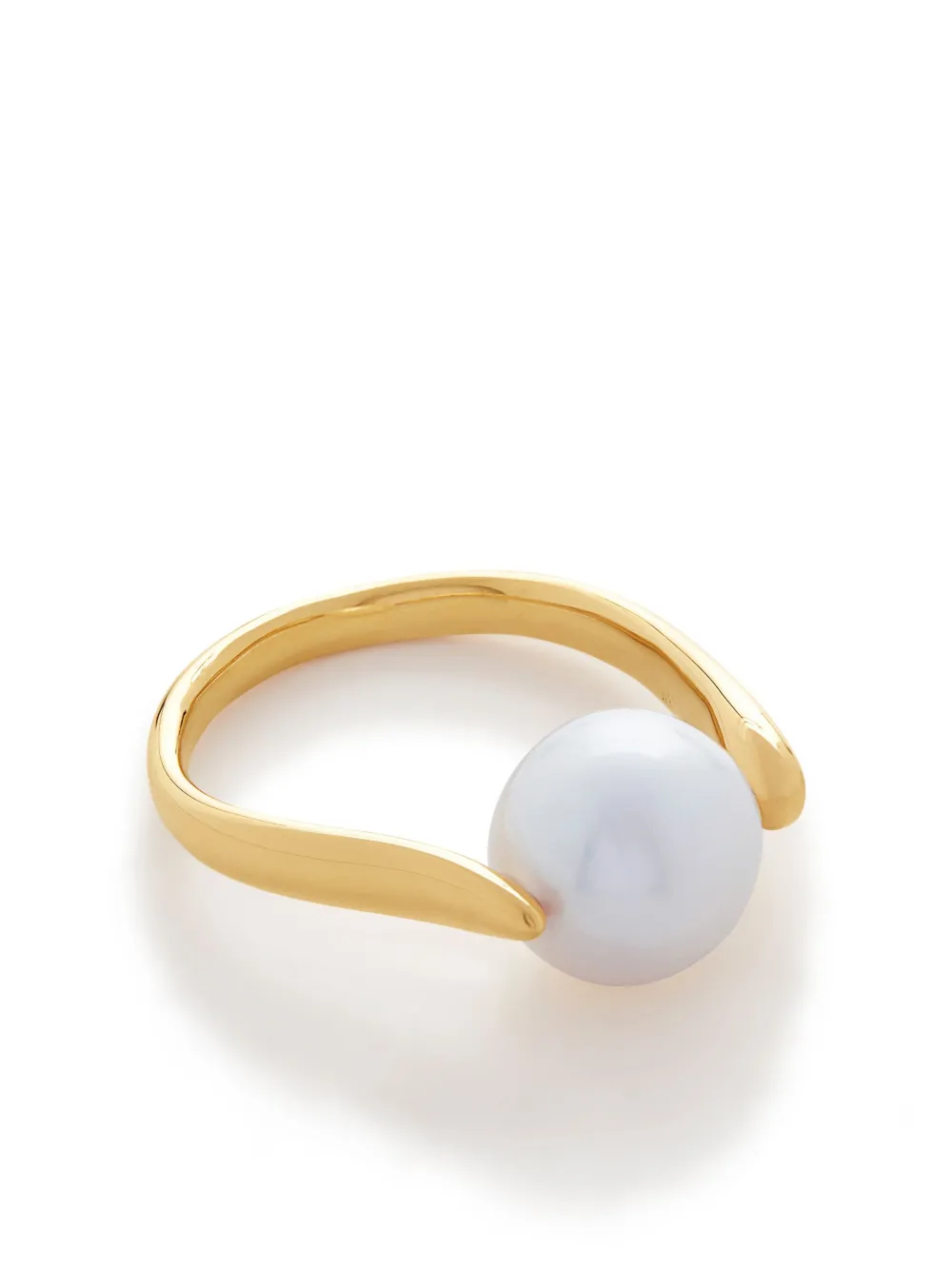 Monica Vinader Ring Mit Perlen In White