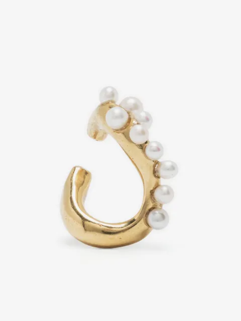 BEATRIZ PALACIOS Wave Cluster Link Small ear cuff