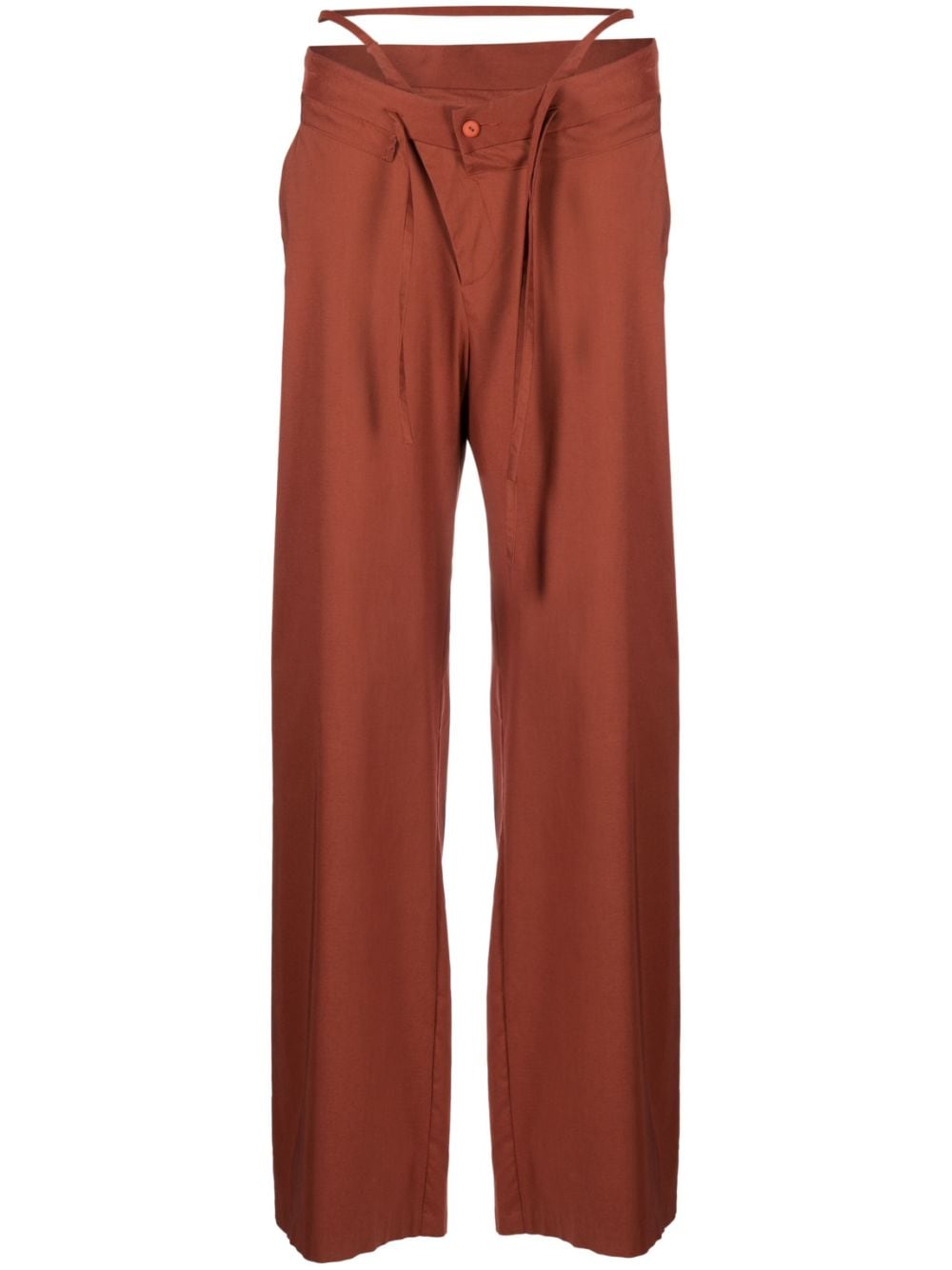 OTTOLINGER DOUBLE-FOLD TAILORED TROUSERS
