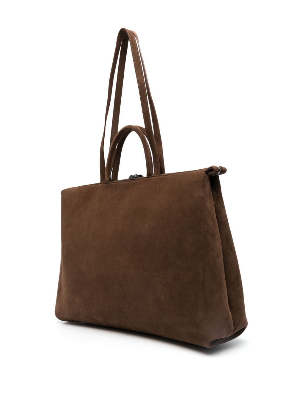 Shop Marsèll 4 In Orizzontale Suede Shoulder Bag In Brown