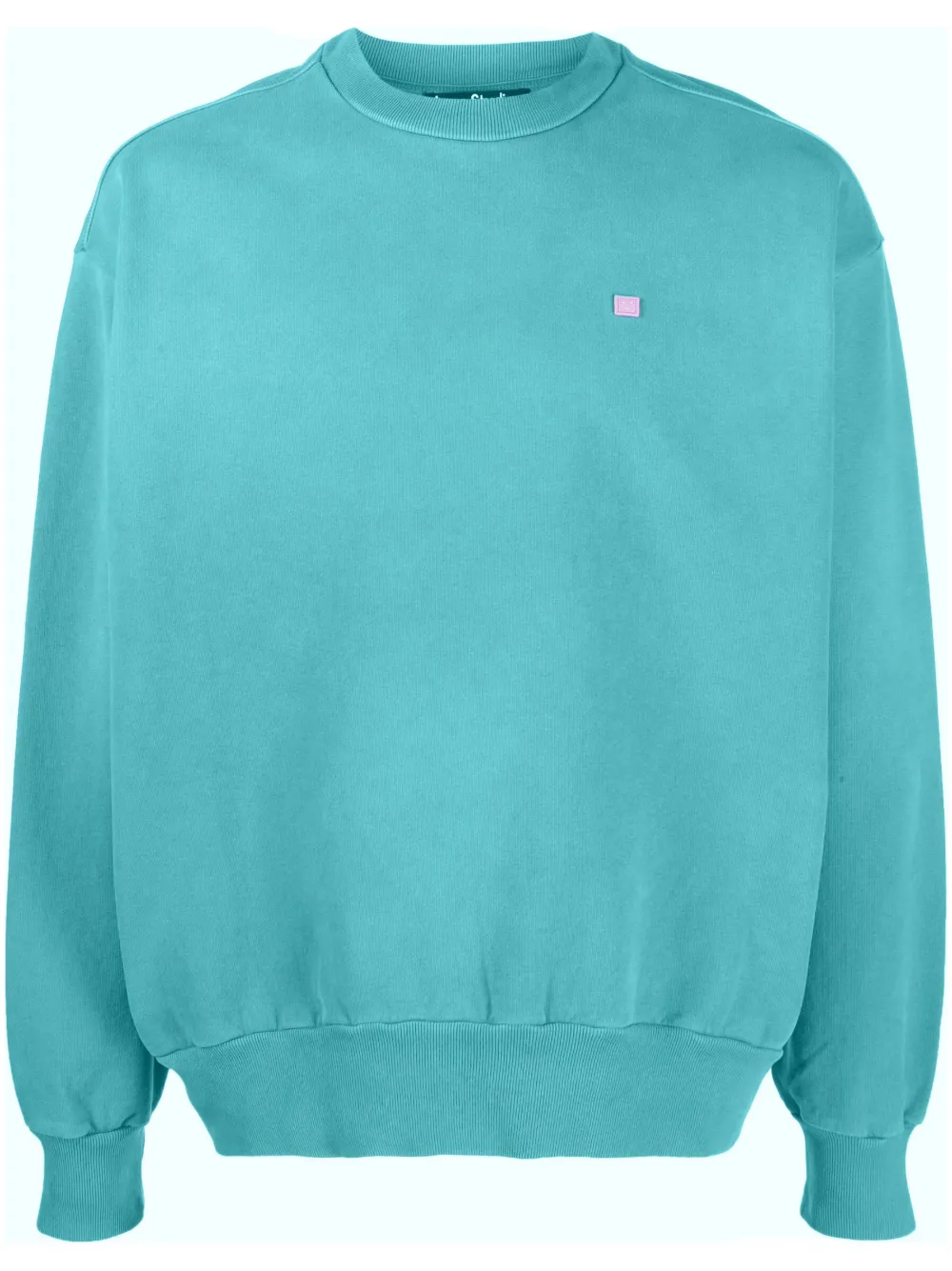 Acne Studios face patch crew-neck sweatshirt