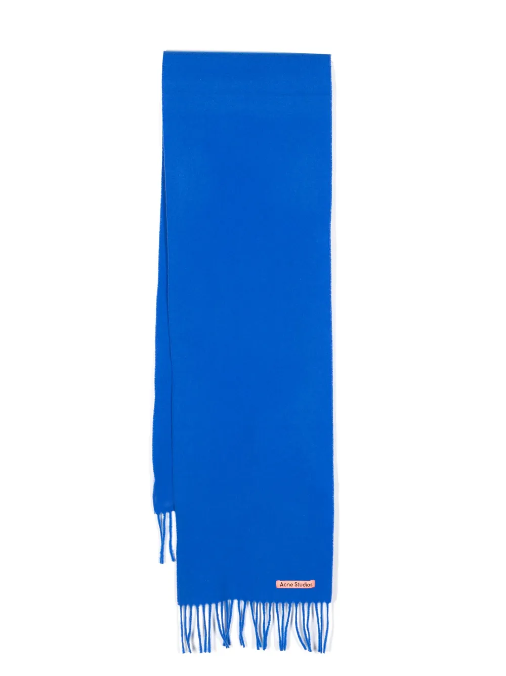 Acne Studios logo-patch wool scarf | Blue | Image 1