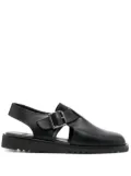 Paraboot Adriatic 3mm leather sandals - Black