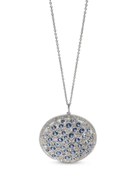 Tiffany & Co. Pre-Owned Cobblestone Sapphire Diamond necklace