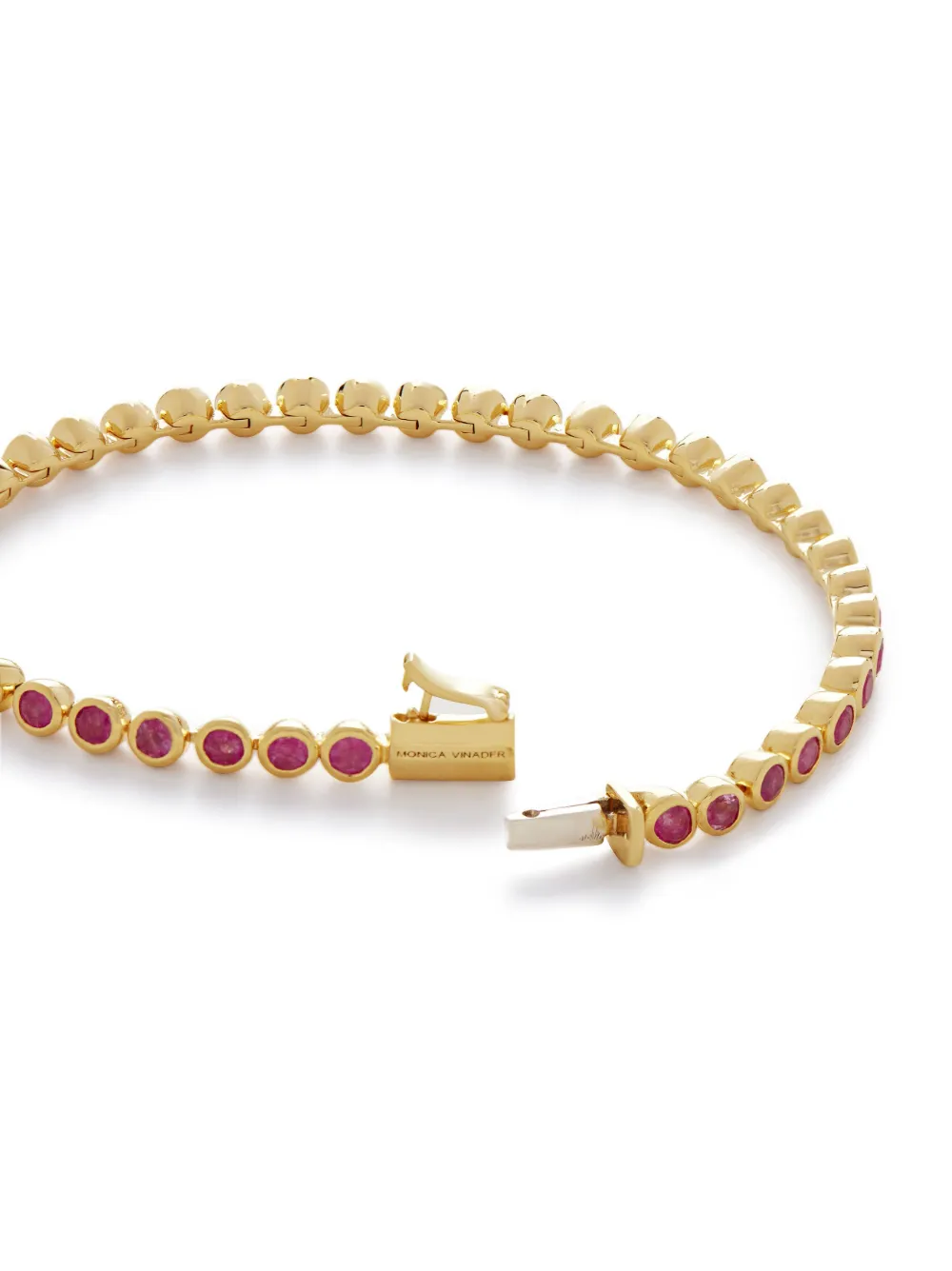Monica Vinader Essential pinkquartz Tennis Bracelet Farfetch