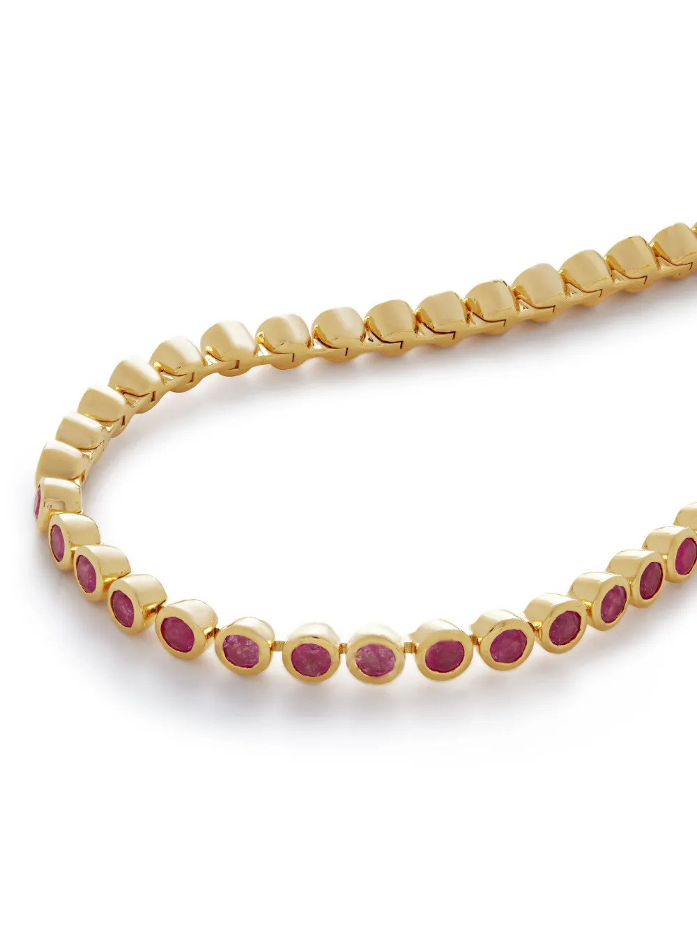 Monica Vinader Essential pinkquartz Tennis Bracelet Farfetch