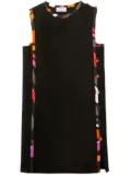 PUCCI Marmo-print detail cotton minidress - Black