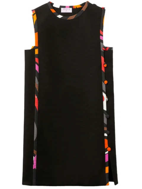 PUCCI vestido corto con estampado Marmo