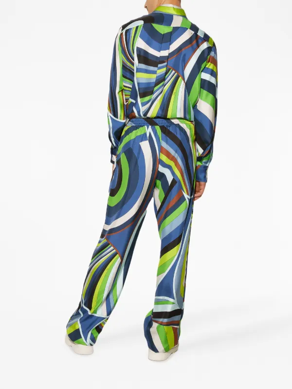 PUCCI ハイウエスト シルクパンツ - Farfetch