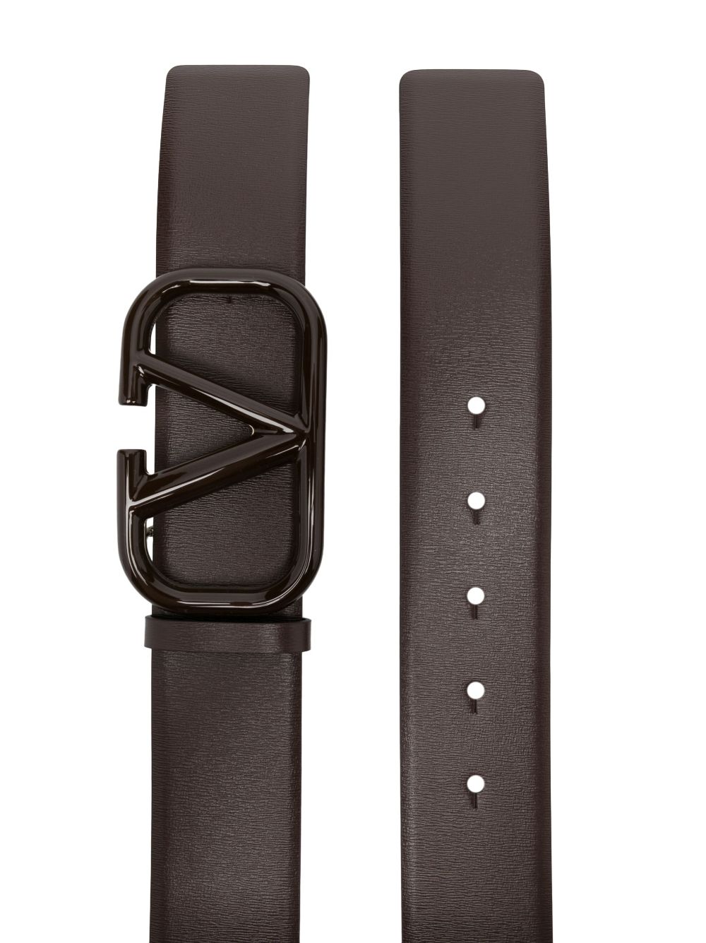 Valentino Garavani VLogo leather belt - Bruin