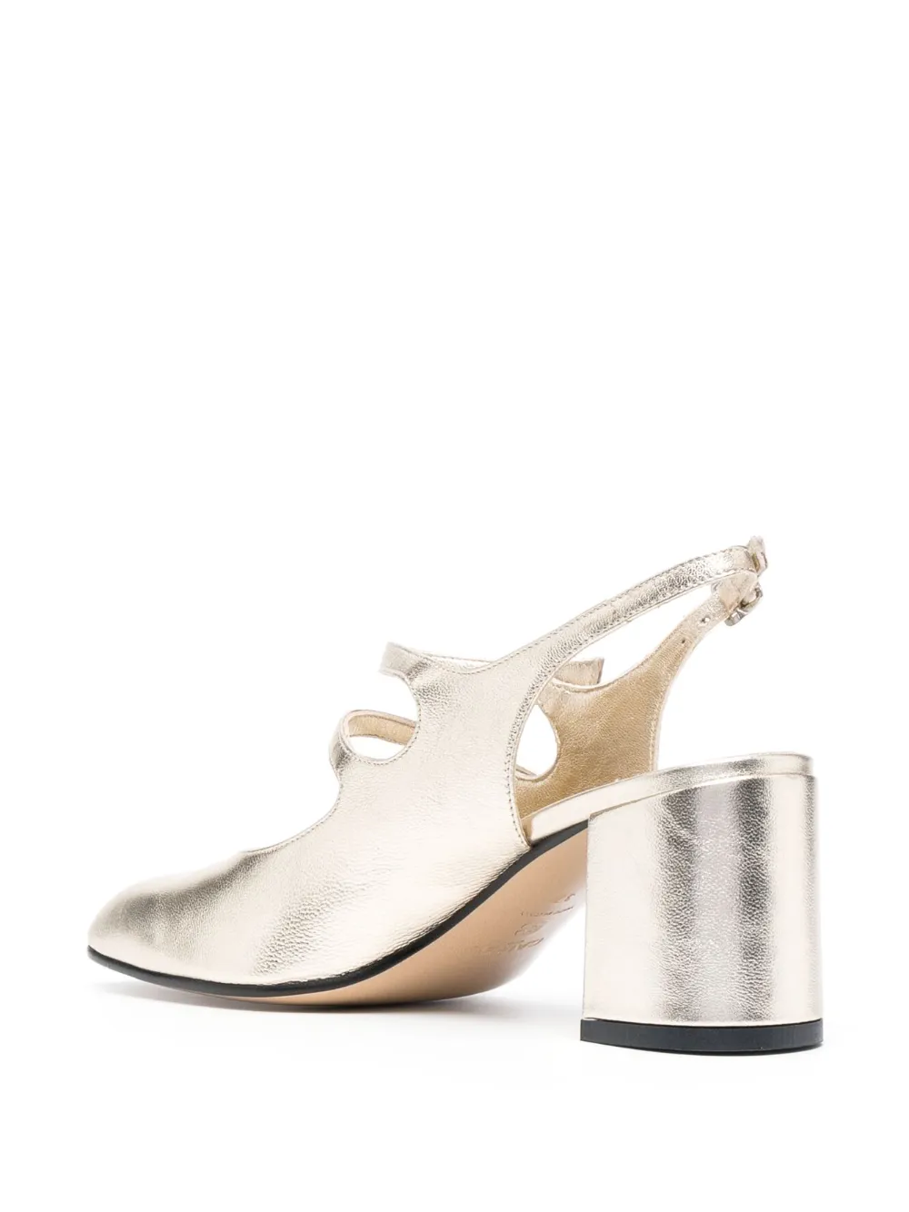 Carel Paris Banana 70mm metallic pumps Gold