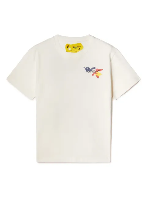 Off-White Kids Arrow Camou print cotton T-shirt