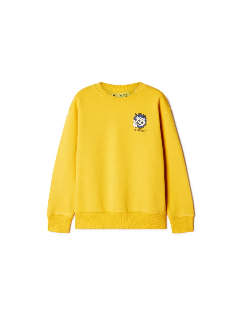 Pfeil Maskottchen Sweatshirt mit Rundhalsausschnitt
