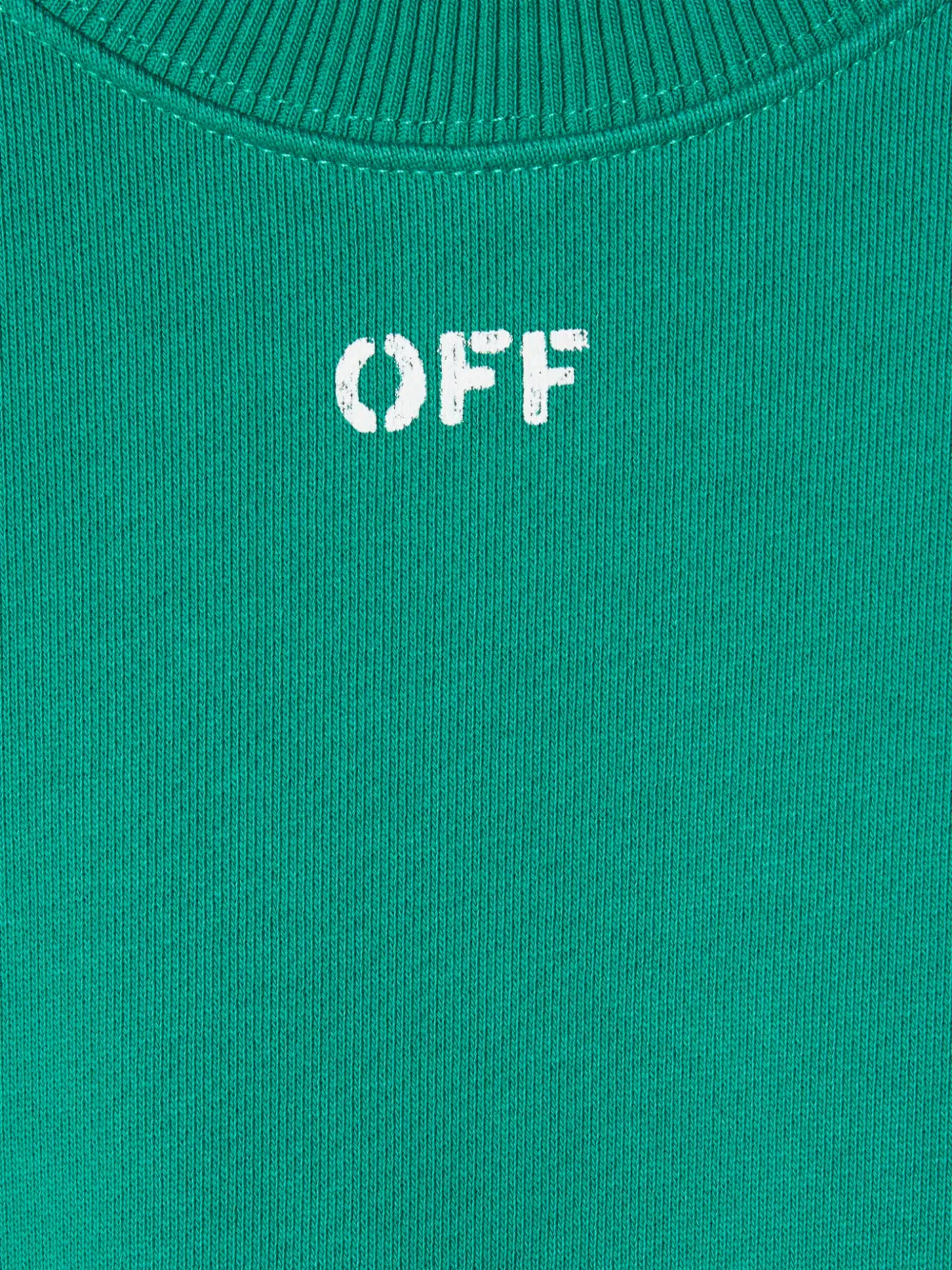 OFF STAMP CREWNECK in green OffWhite™ Official GB