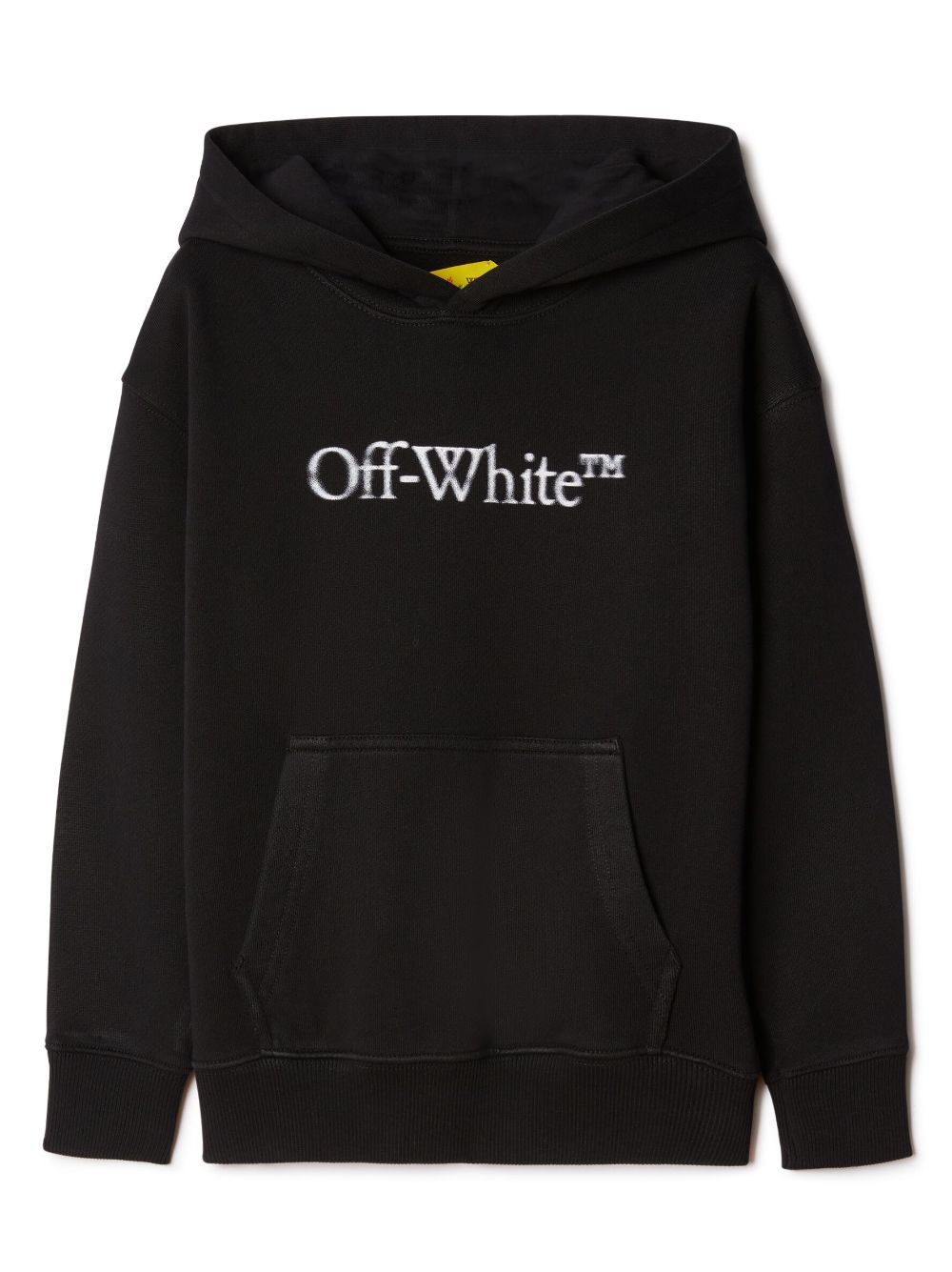 Off-White Kids Bookish Bit logo-print hoodie - Black