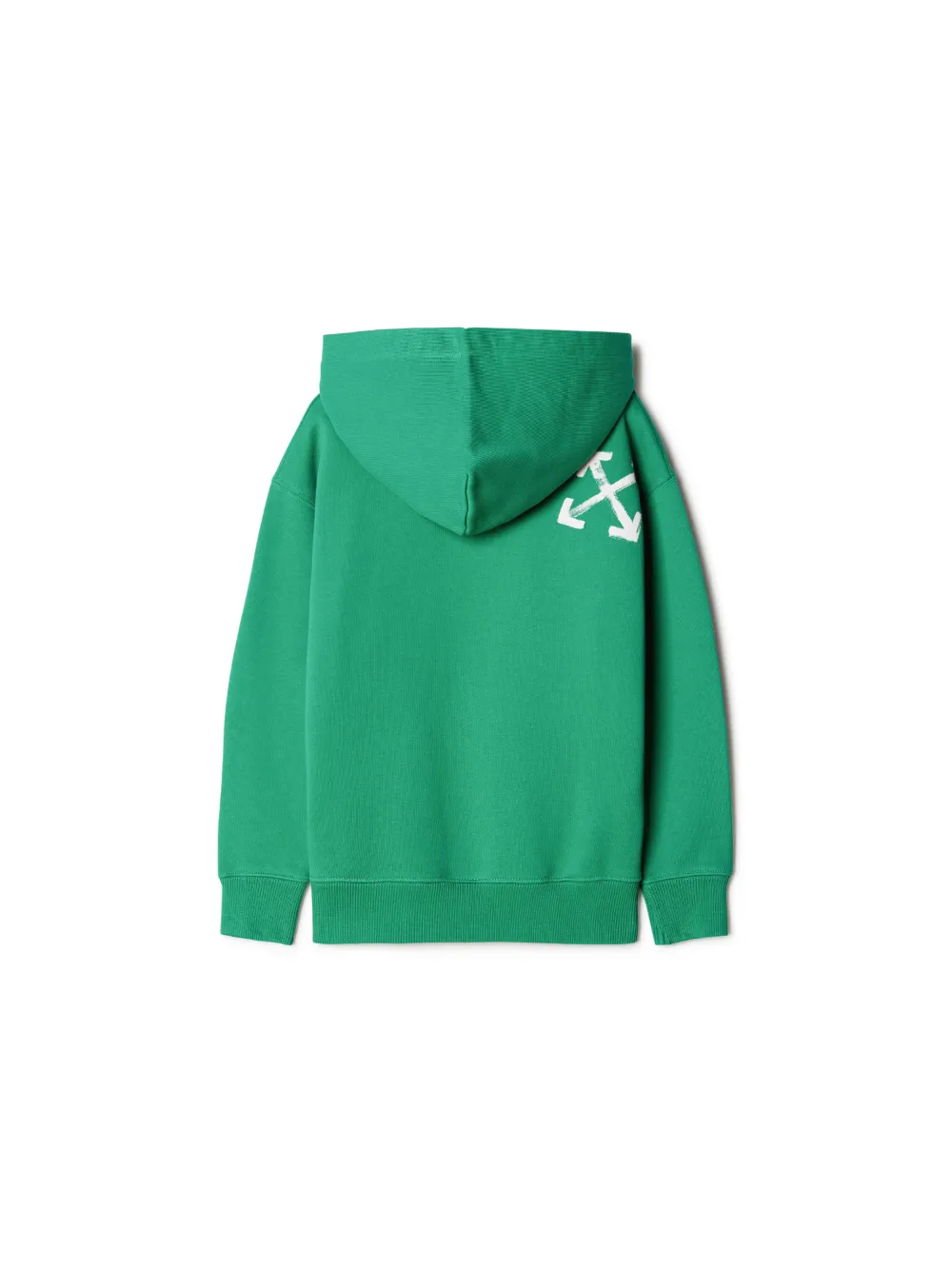 PAINT SCRIPT HOODIE in green OffWhite™ Official GB