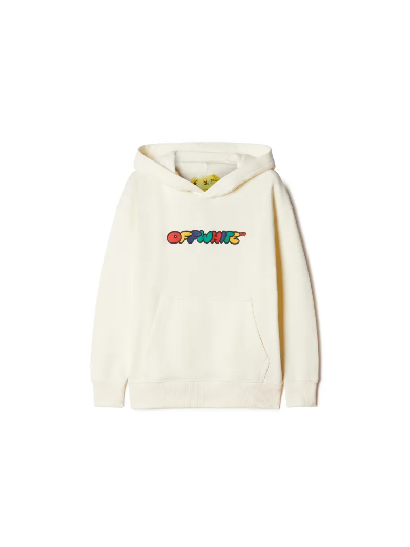 CLASSIC ARROW TAB HOODIE ZIP MILITARY WH in green | Off-White™ Official AT