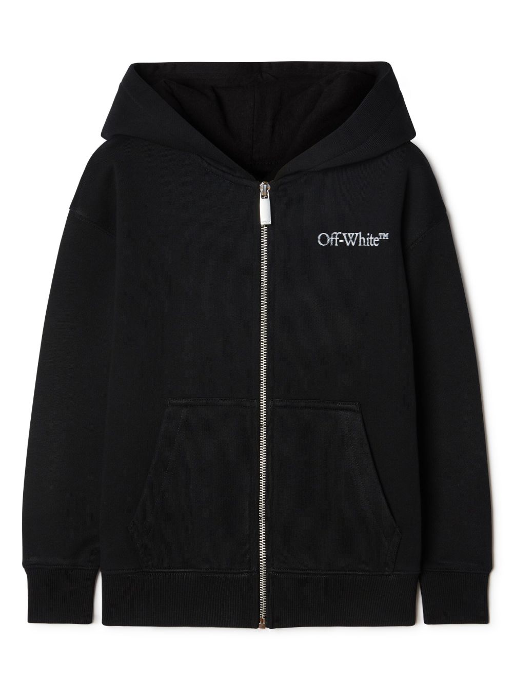 Image 1 of Off-White Kids Bookish logo-print hoodie