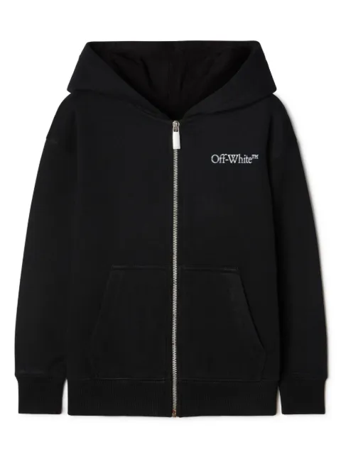 Off-White Kids Bookish logo-print hoodie