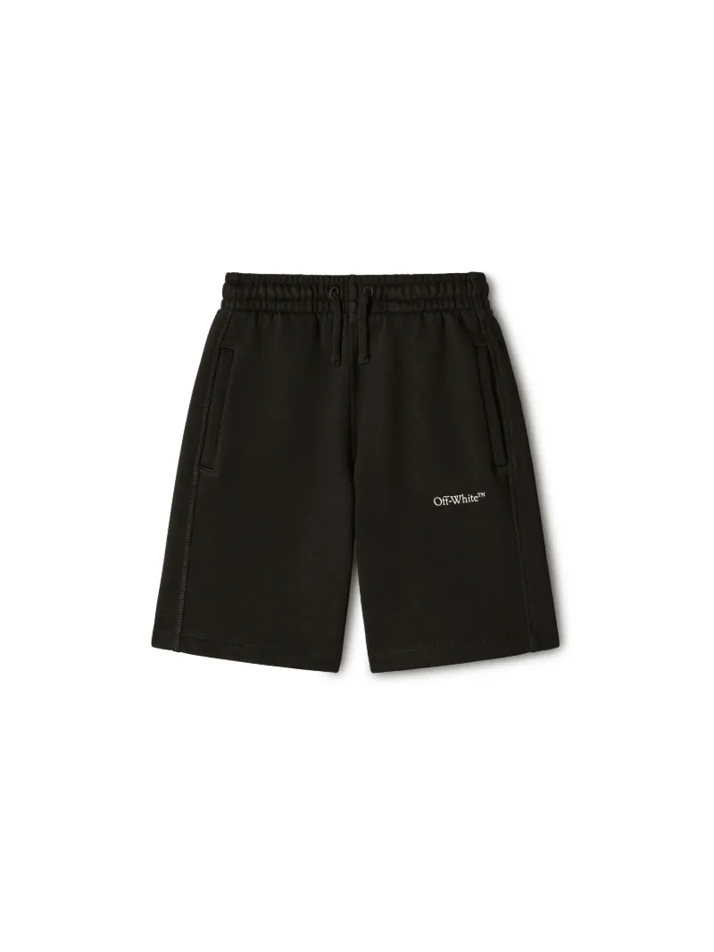 Sweatshorts mit diagonalen Streifen 