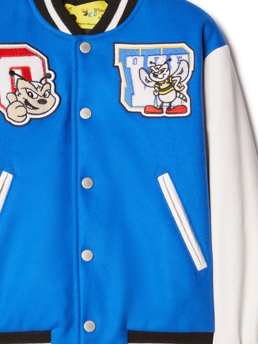 Off-White Kids patch-detail Bomber Jacket - Farfetch