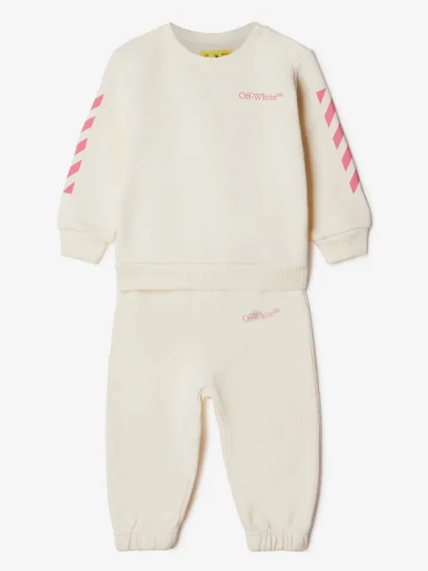 Off-White Kids Bookish Diag cotton tracksuit