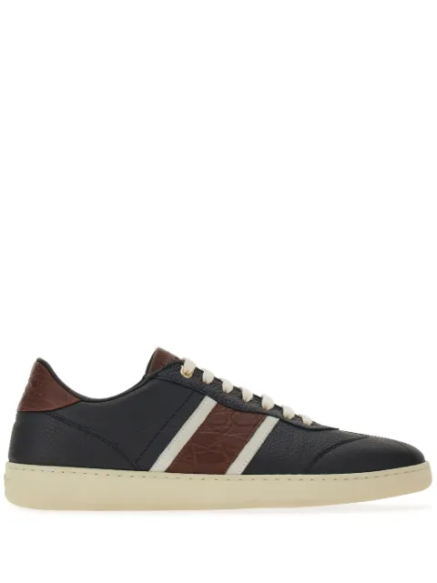 Ferragamo embossed leather sneakers