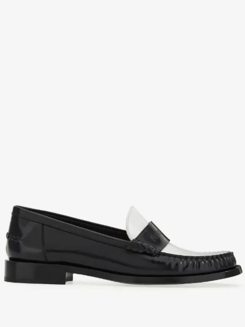 Ferragamo debossed-logo leather loafers